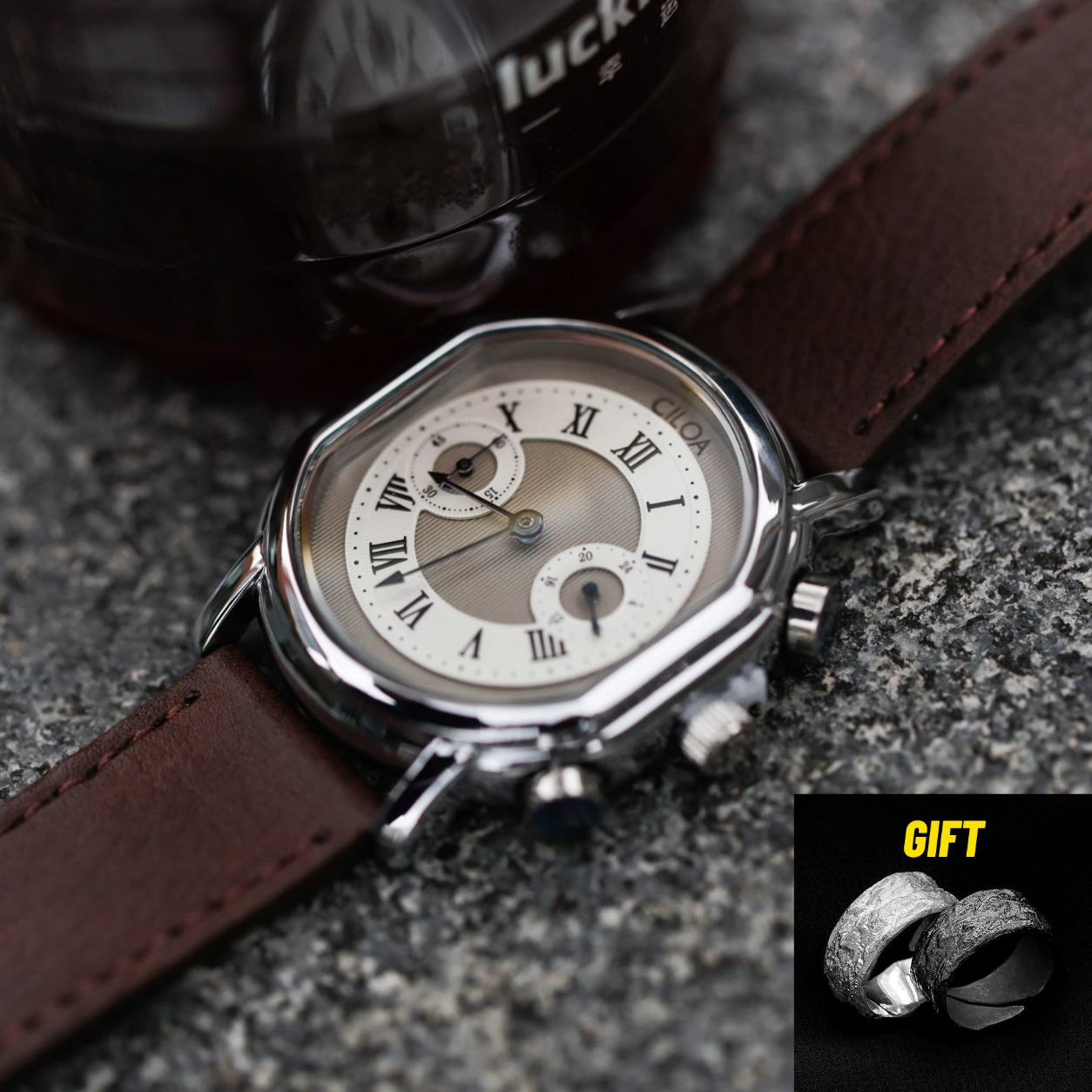 Luxury Watch Trends 2025 - Мужские часы CILOA Retro Silver: Оригинальные,