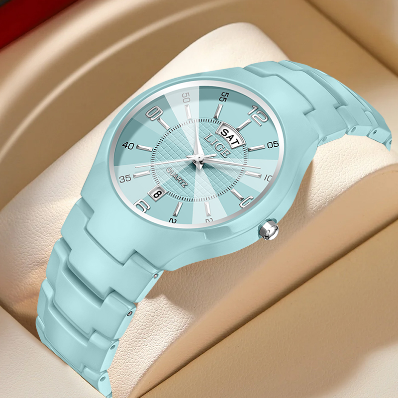 Luxury Watch Ladies - LIGE Роскошные элегантные кварцевые женские часы,
