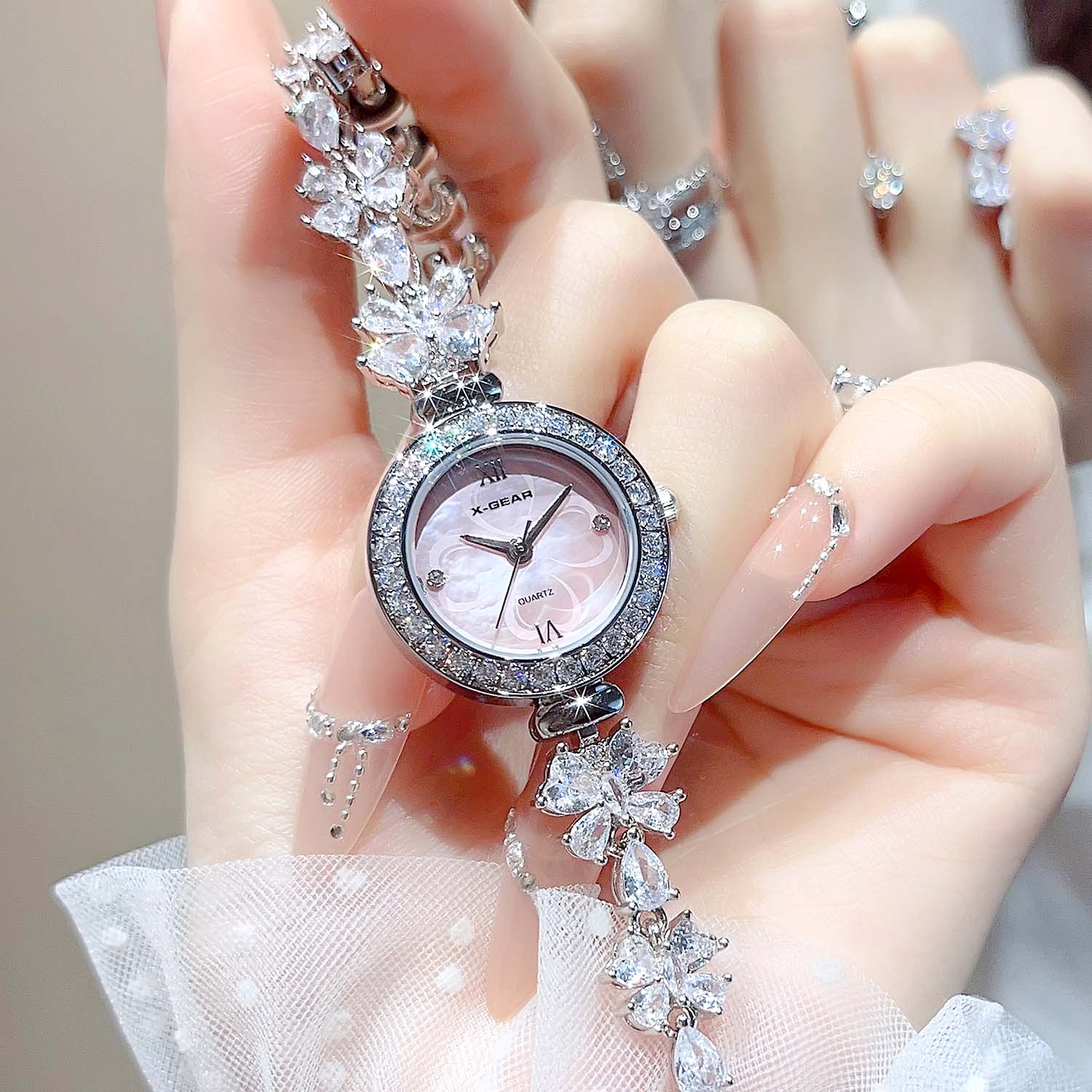 Luxury X I Watch - Женские часы-браслет с бабочкой, легкие, роскошные,