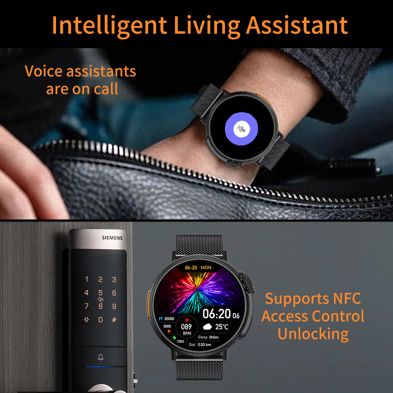 Новые умные часы NFC класса лю – обзор и цена Luxury Watch Arabic