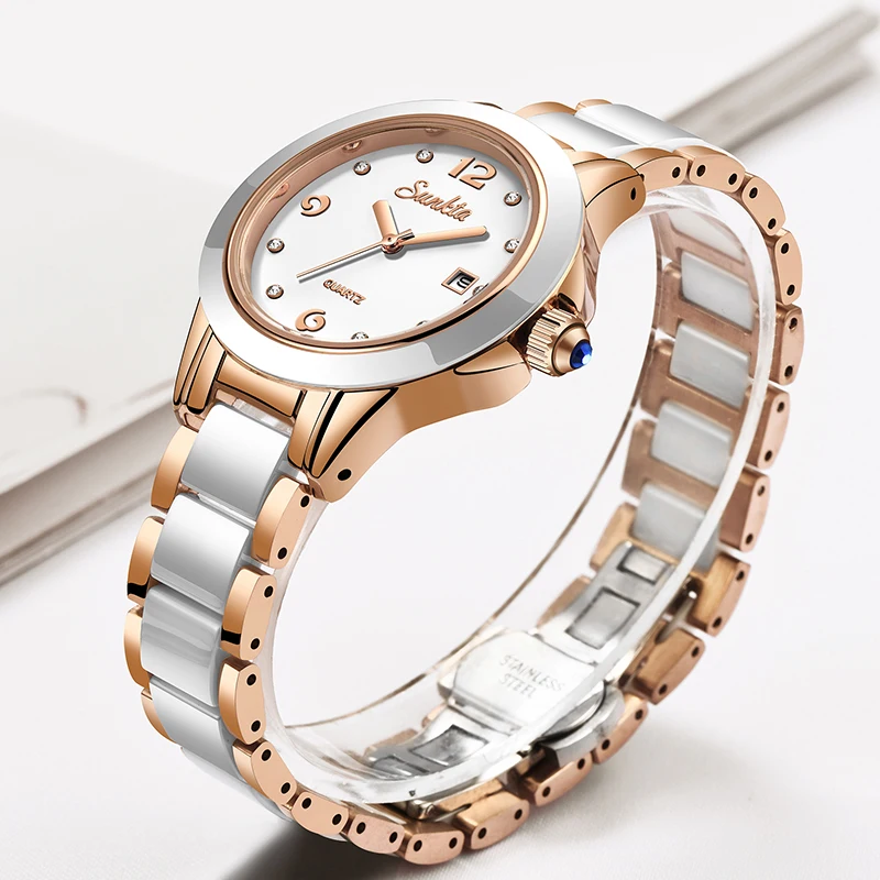 Sunkta модные повседневные ква – обзор и цена Luxury Watch Ladies