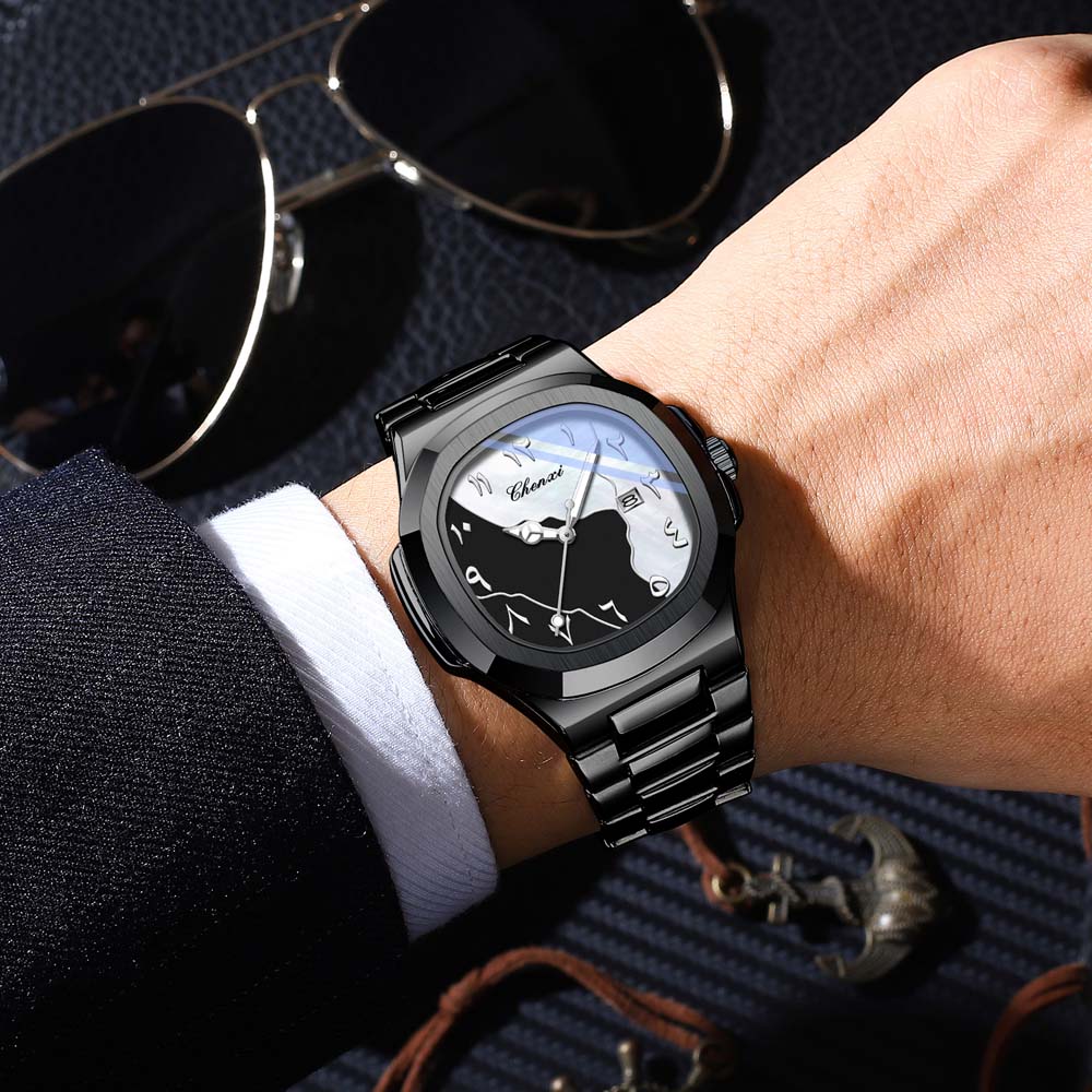 CHENXI новые мужские часы с во – обзор и цена Luxury Watch Arabic