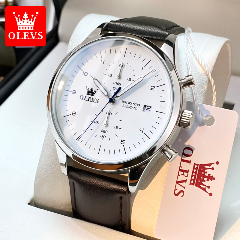 OLEVS оригинальные мужские час – обзор и цена Luxury Watch Longines
