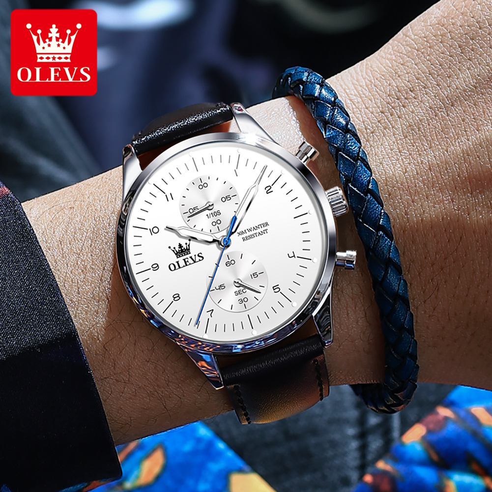OLEVS оригинальные мужские час – обзор и цена Luxury Watch Longines