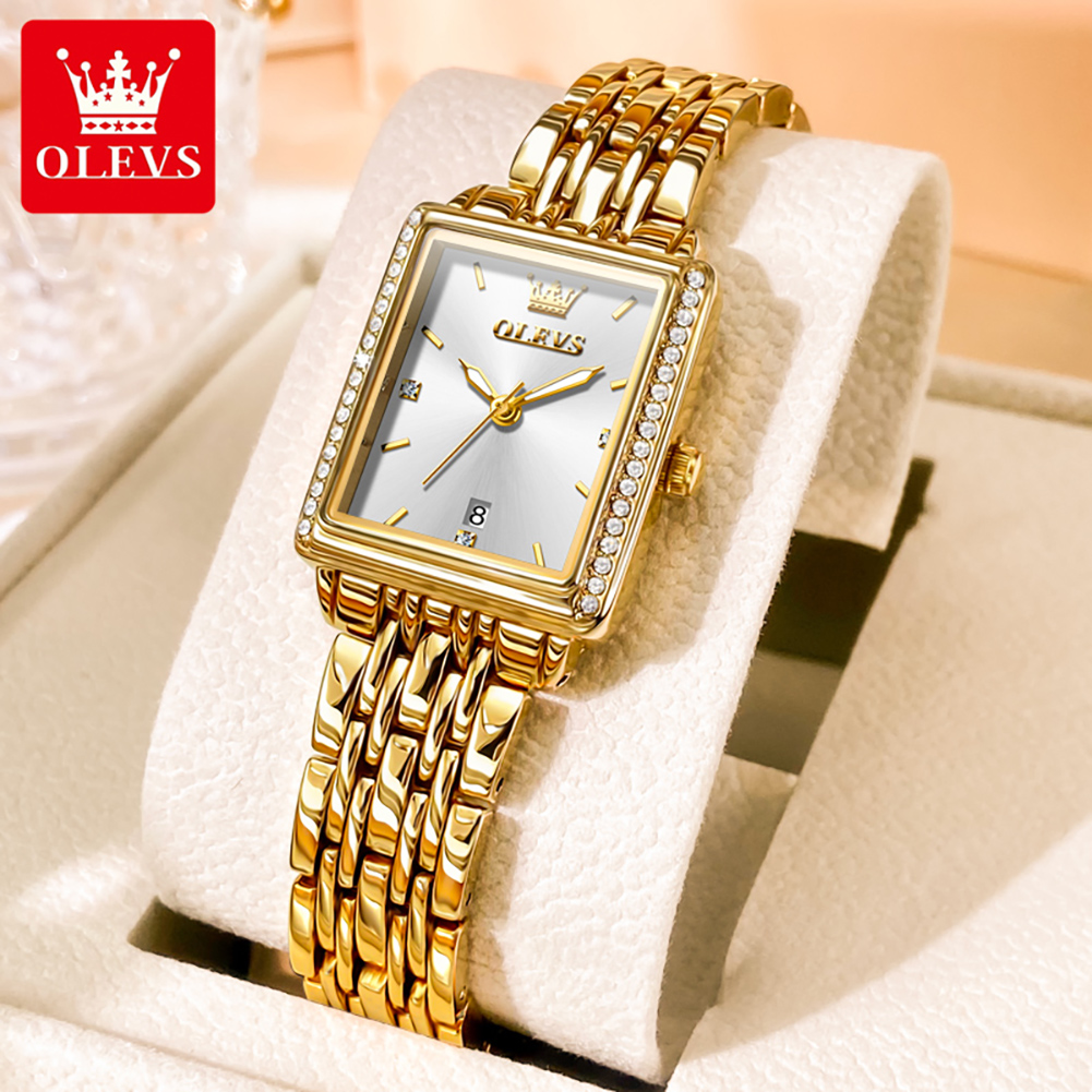 OLEVS 9995 Женские часы с дато – обзор и цена Luxury Watch Ladies