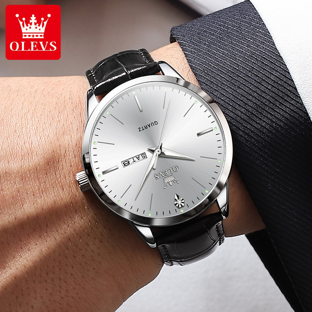 OLEVS 2935 мужские часы с двой – обзор и цена Luxury Watch Longines