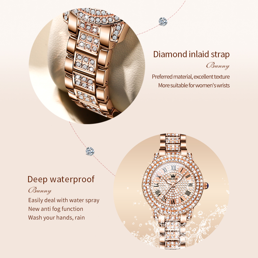 OLEVS 9943 Роскошные оригиналь – обзор и цена Luxury Watch Ladies